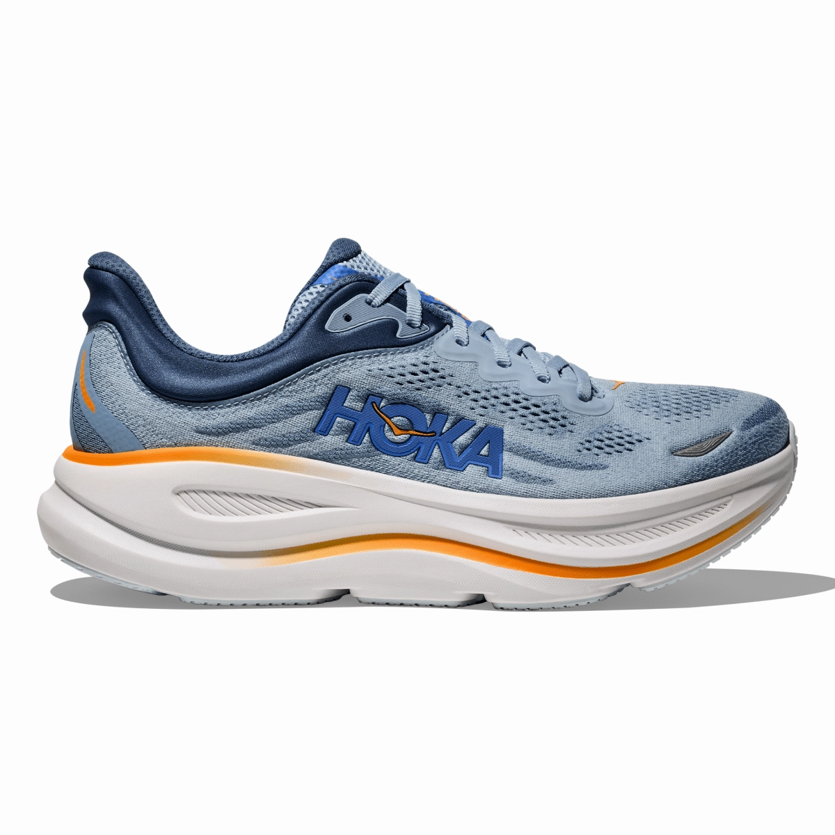 Comfortable Feel All Purpose Hoka One One Men's Bondi 9 Drizzle/Downpour