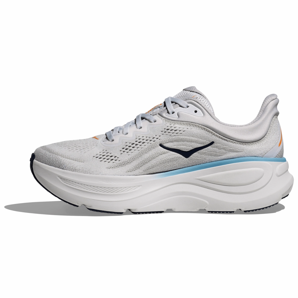 Hoka One One Men's Bondi 9 Stardust/Cosmic Grey Comfy Feel Heel Comfort