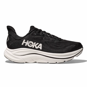 Hoka One One Men's Clifton 10 Black/White No Stitching