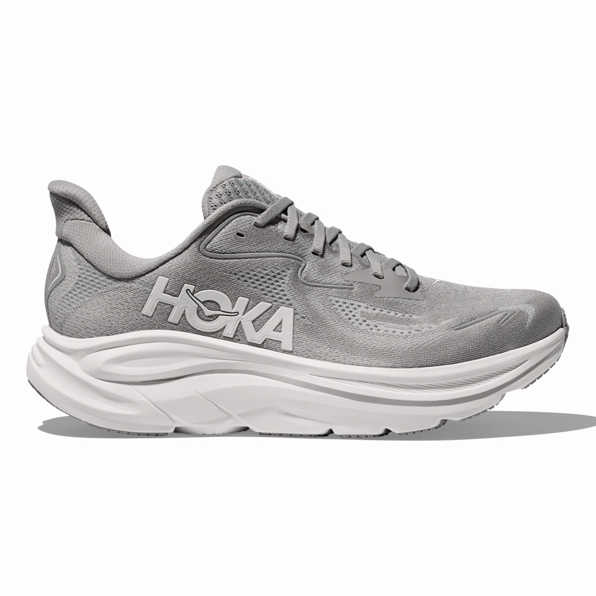 Hoka One One Men's Clifton 10 Stellar Grey/Stardust Aerodynamic Shaping