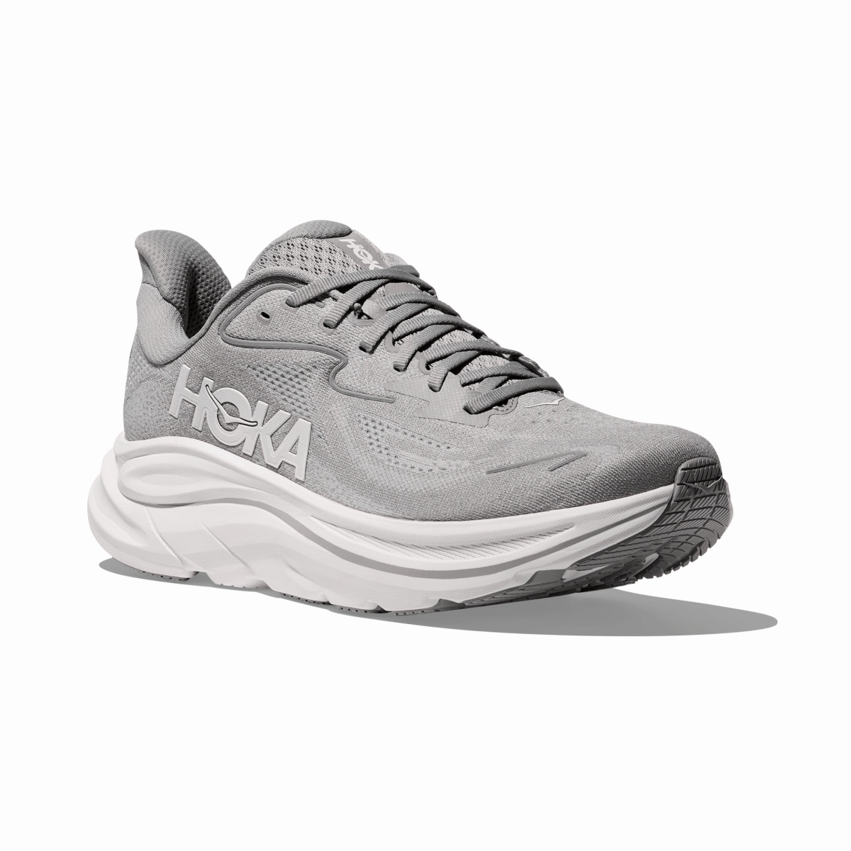Hoka One One Men's Clifton 10 Stellar Grey/Stardust Subtle Tread Bounce Back Technology