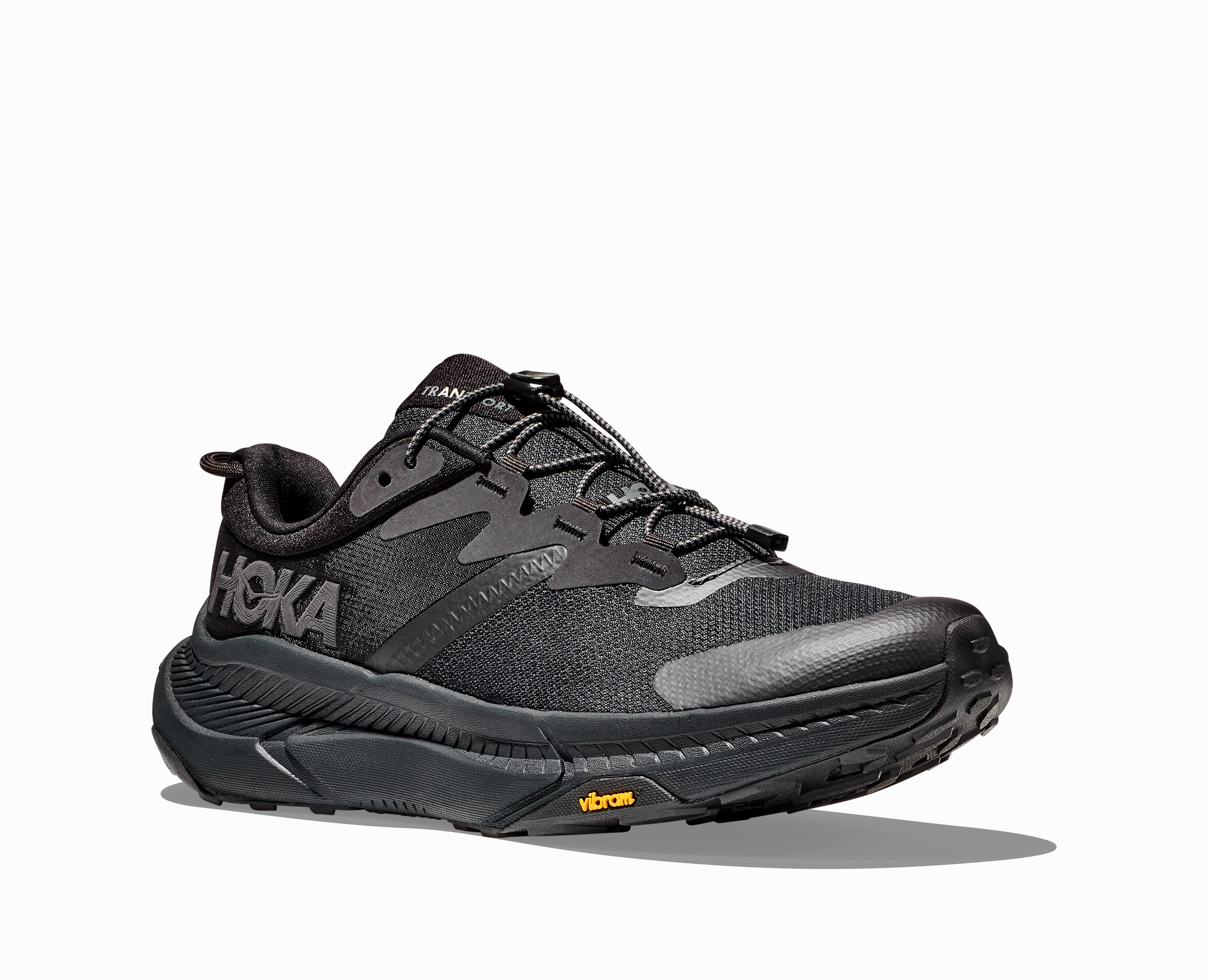 HOKA TRANSPORT BLACK MENS Heel Stability Autumn - cool