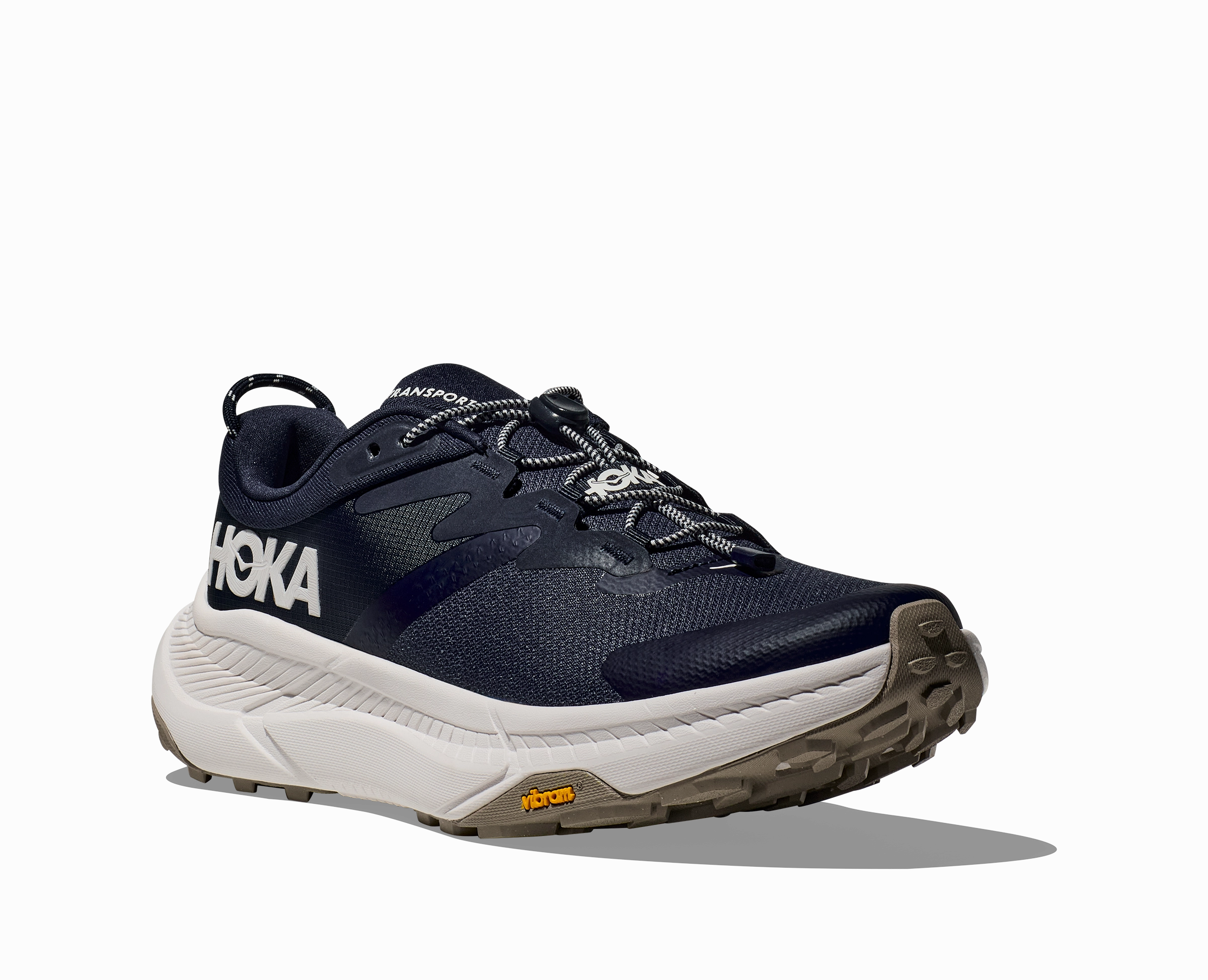 White HOKA TRANSPORT MEN'S MEDIUM