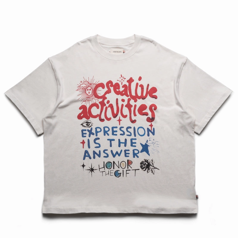 Honor The Gift Creative Activities Tee - Bone imported