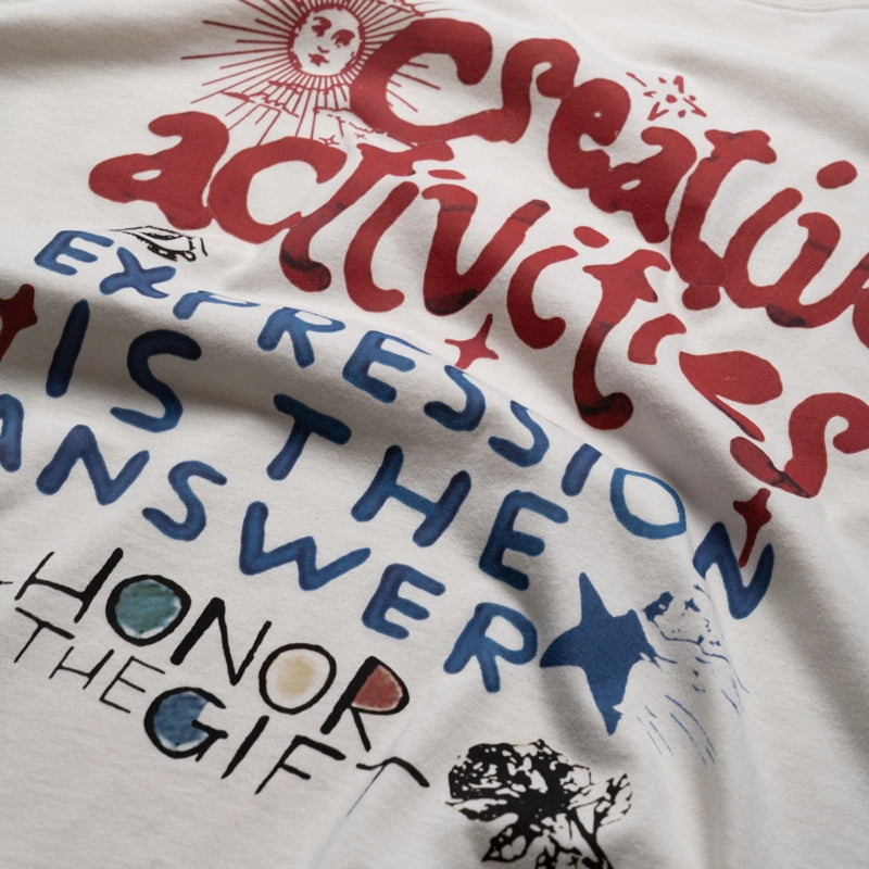 Honor The Gift Creative Activities Tee - Bone Pockets