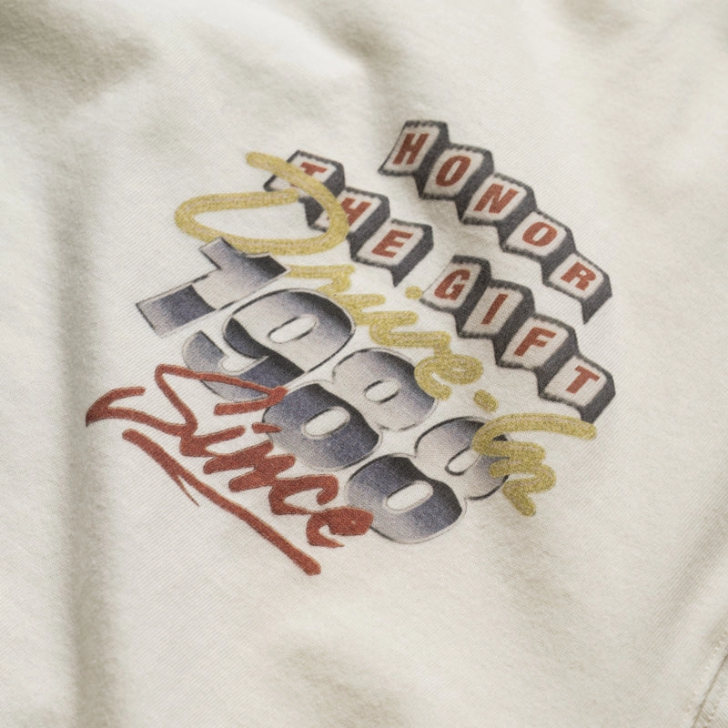 Honor The Gift Feature Presentation Tee - Bone resort venue Trendy Accessories