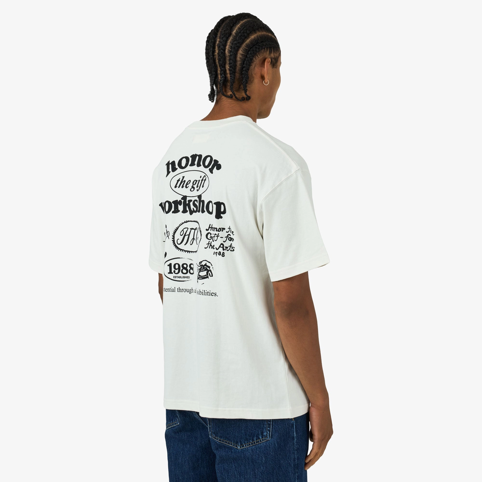 martial arts Honor The Gift Honor Workshop T-Shirt Bone