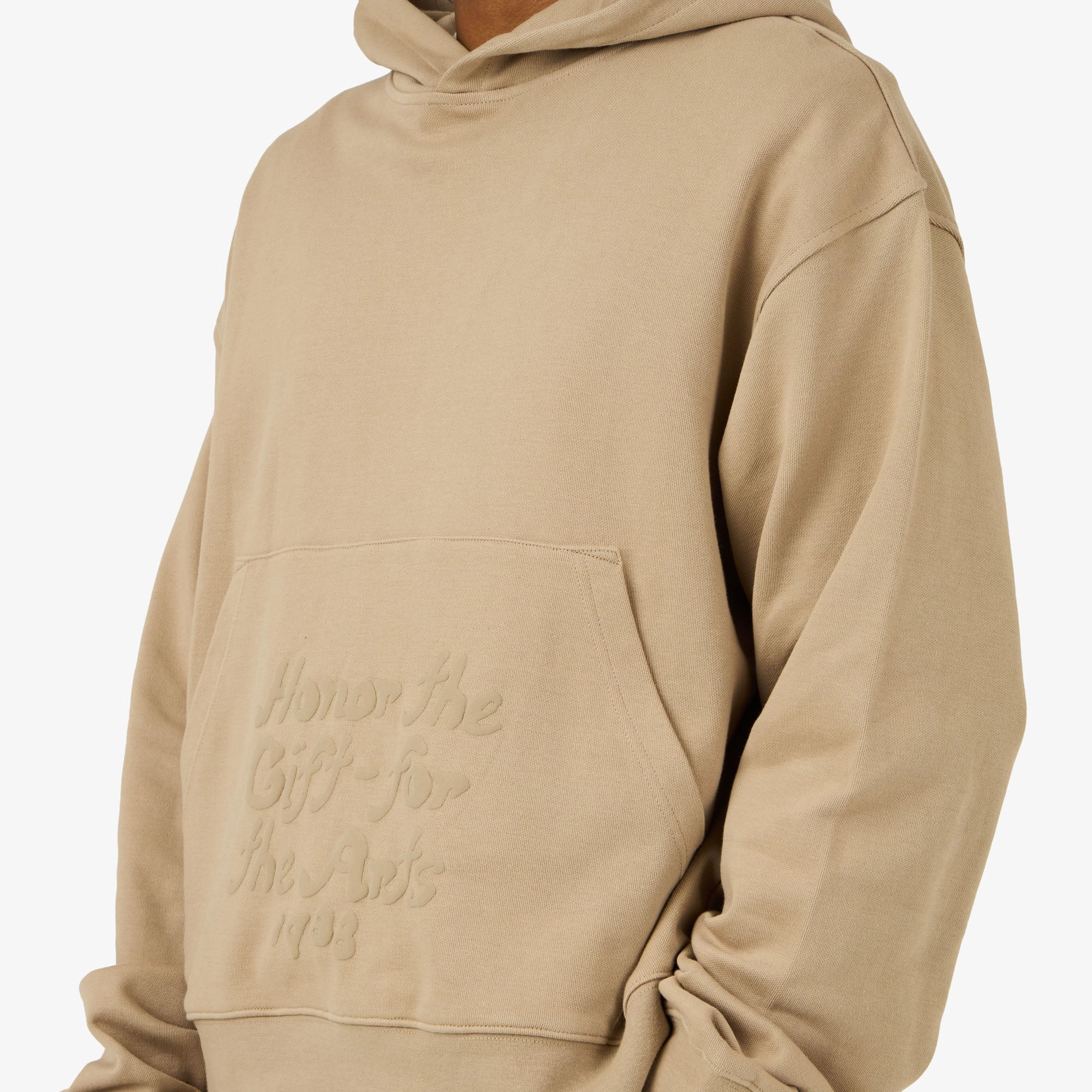 Honor The Gift Reverse Hoodie Pebble Layered Look Cozy Design