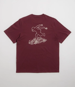 Adidas Shmoofoil Gonz Speedy T-Shirt - Shadow Red / Alumina shrinkage Travel Essential