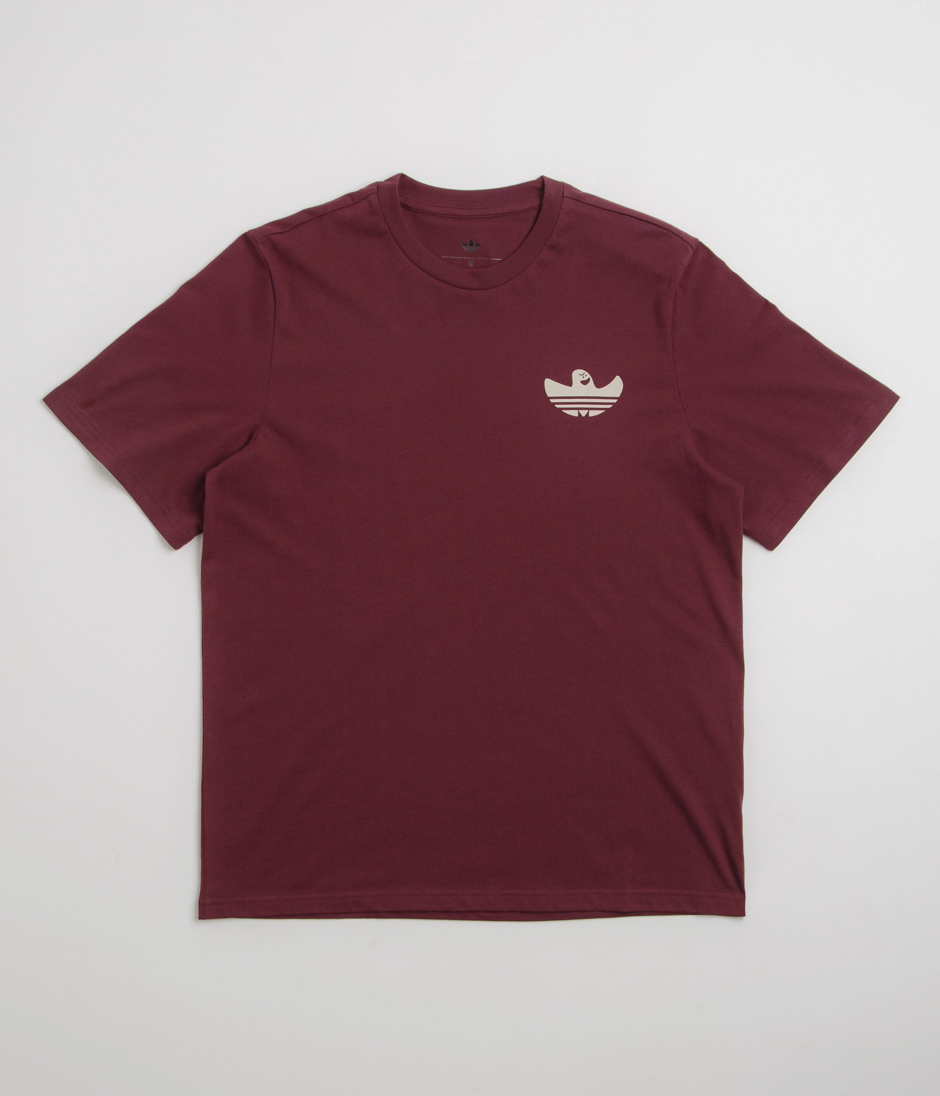 cigarette pants silhouette Adidas Shmoofoil Gonz Speedy T-Shirt - Shadow Red / Alumina
