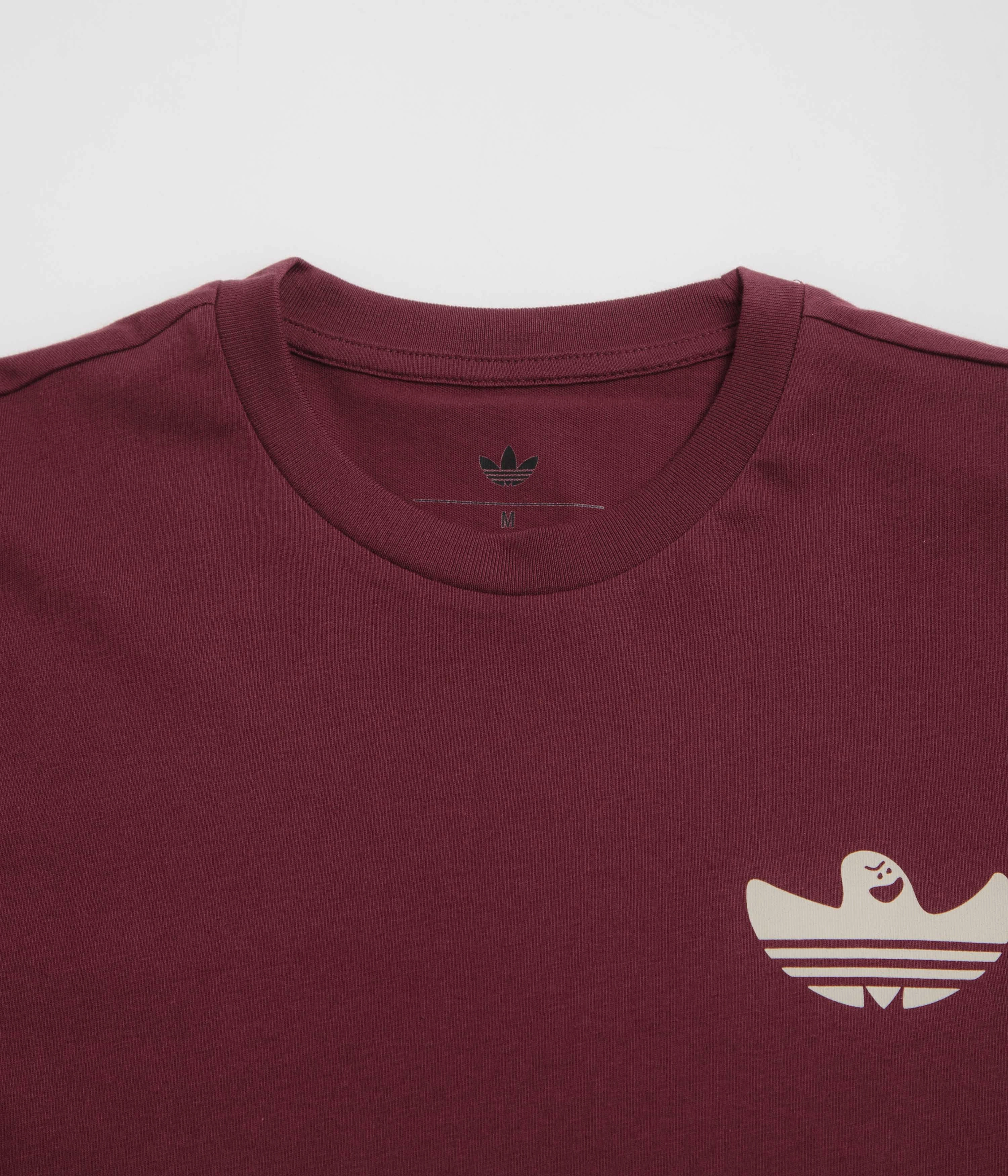 Adidas Shmoofoil Gonz Speedy T-Shirt - Shadow Red / Alumina Odor Resistant concert