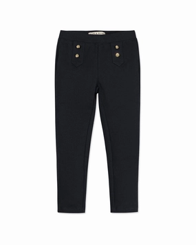 Hope & Henry Button Placket Ponte Pant All Occasion Thermal Insulation Layer