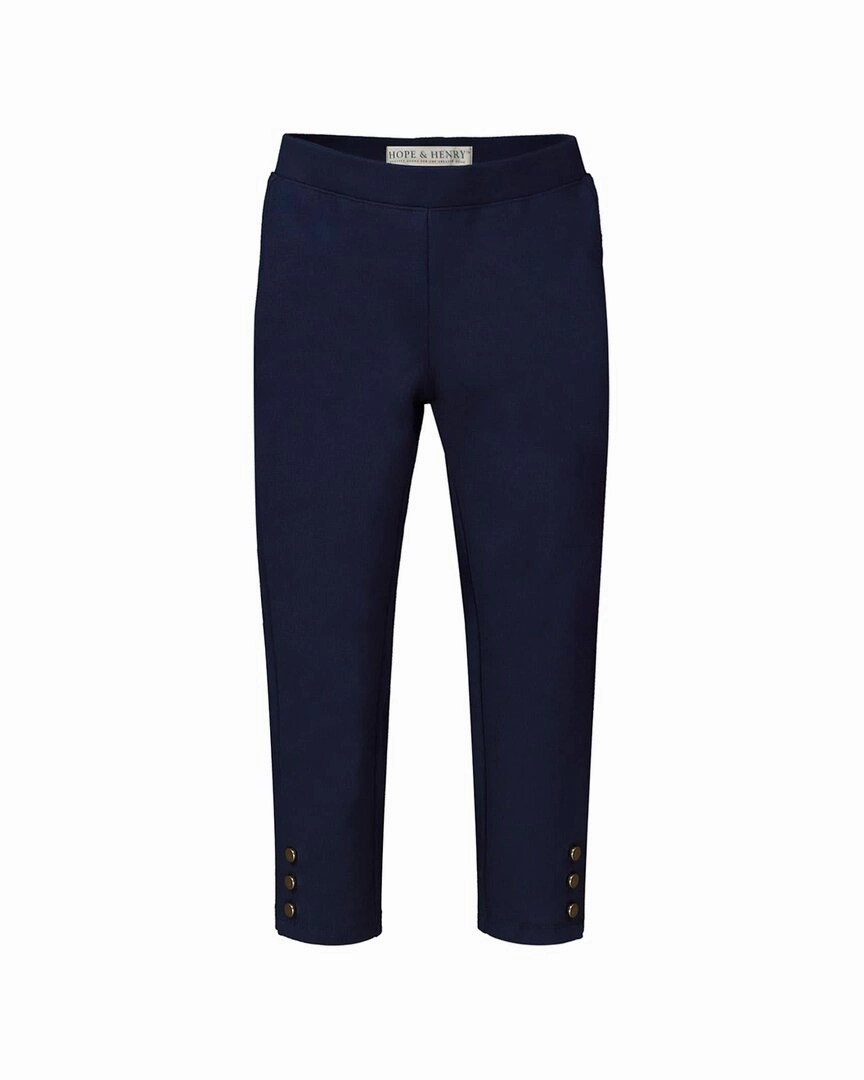 Weekend Adventure Low Bulk Material Hope & Henry Three-Button Ponte Pant