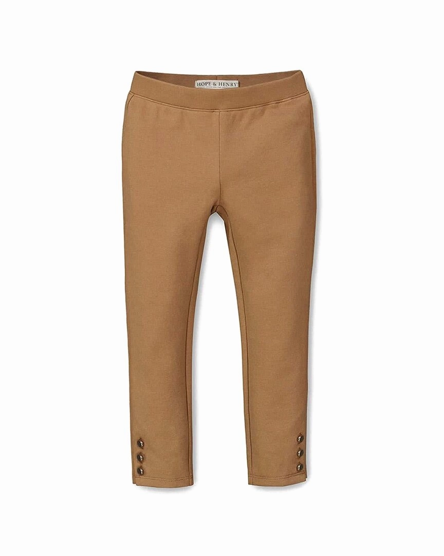 Slim wear anti slip grip Hope & Henry Three-Button Ponte Pant