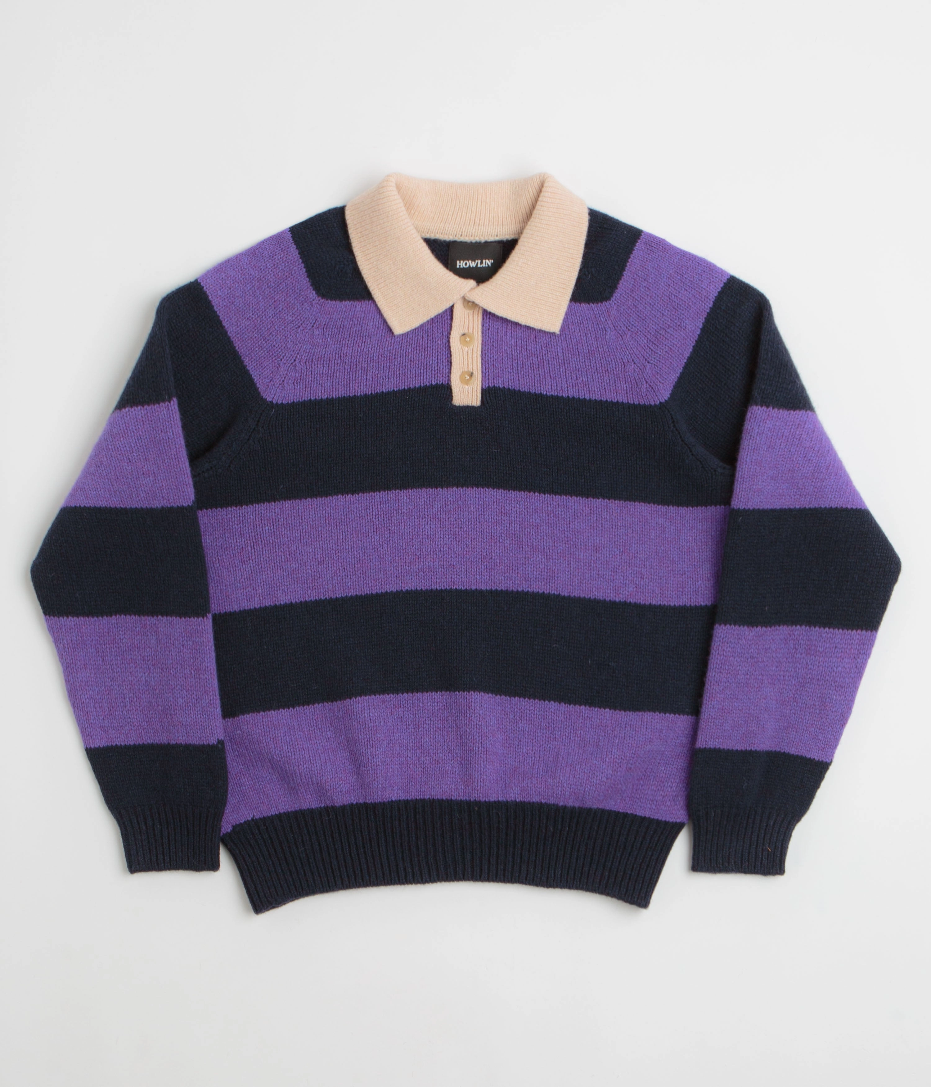 Howlin' Absolute Polo Knit Sweatshirt - Violet Dreams product UV resistant protection