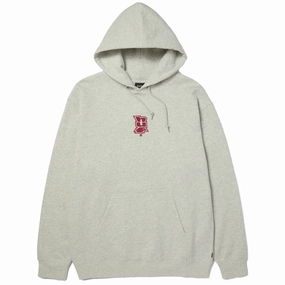 Huf - Megablast Hoodie Ash upcycled design