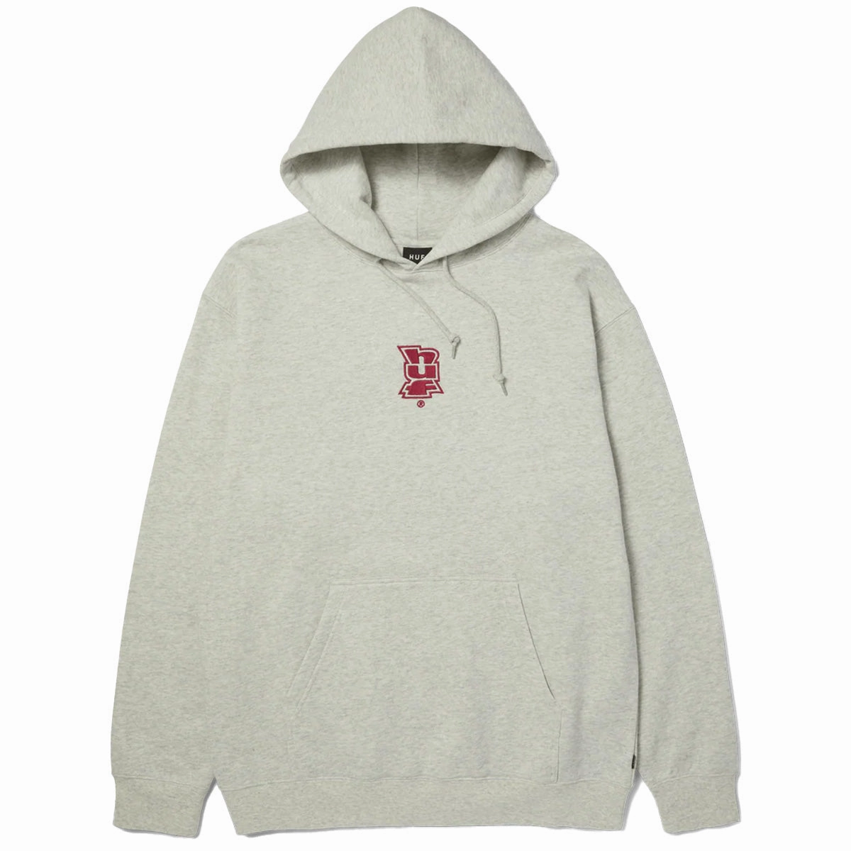 Huf - Megablast Hoodie Ash upcycled design