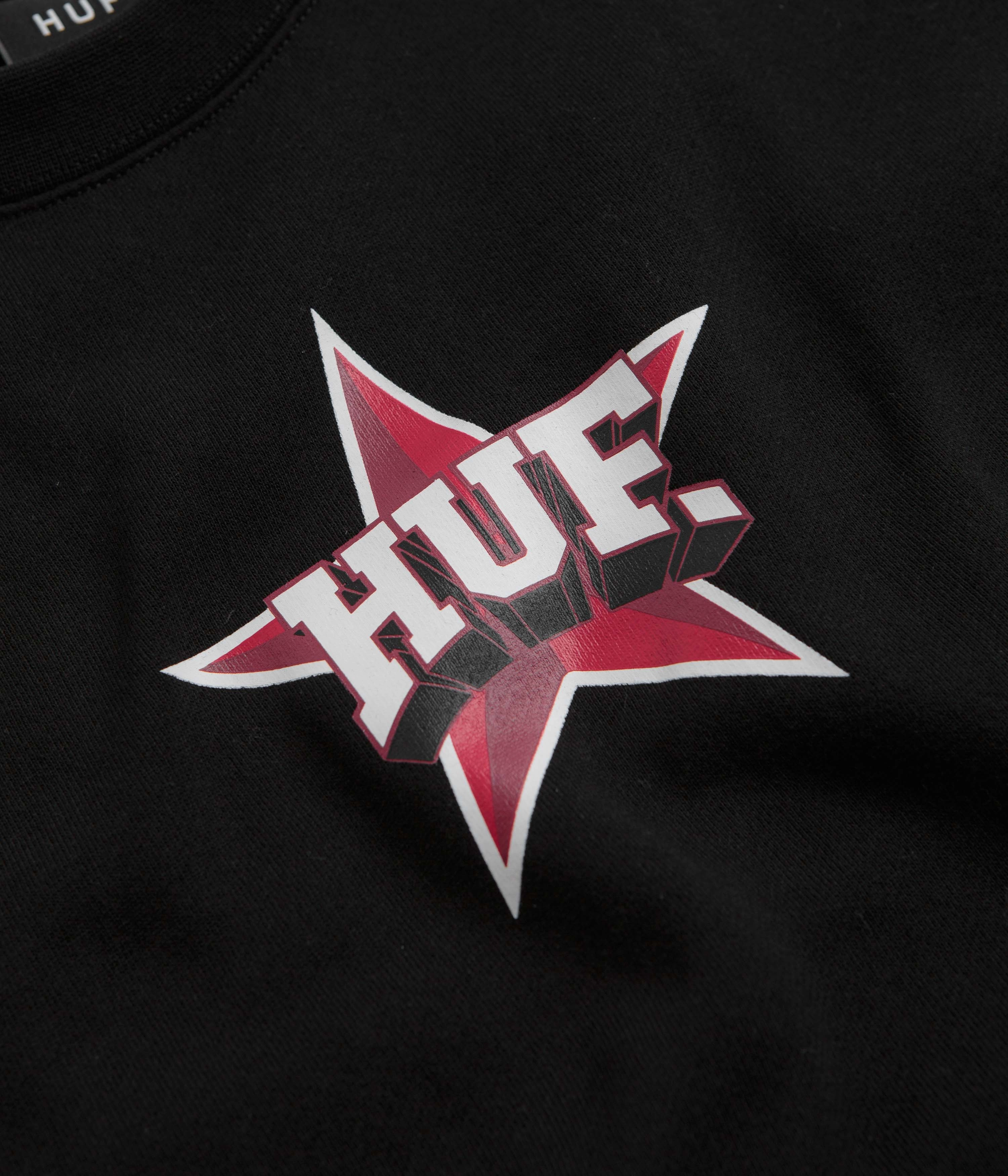 product chain toughness HUF All Star Crewneck Sweatshirt - Black