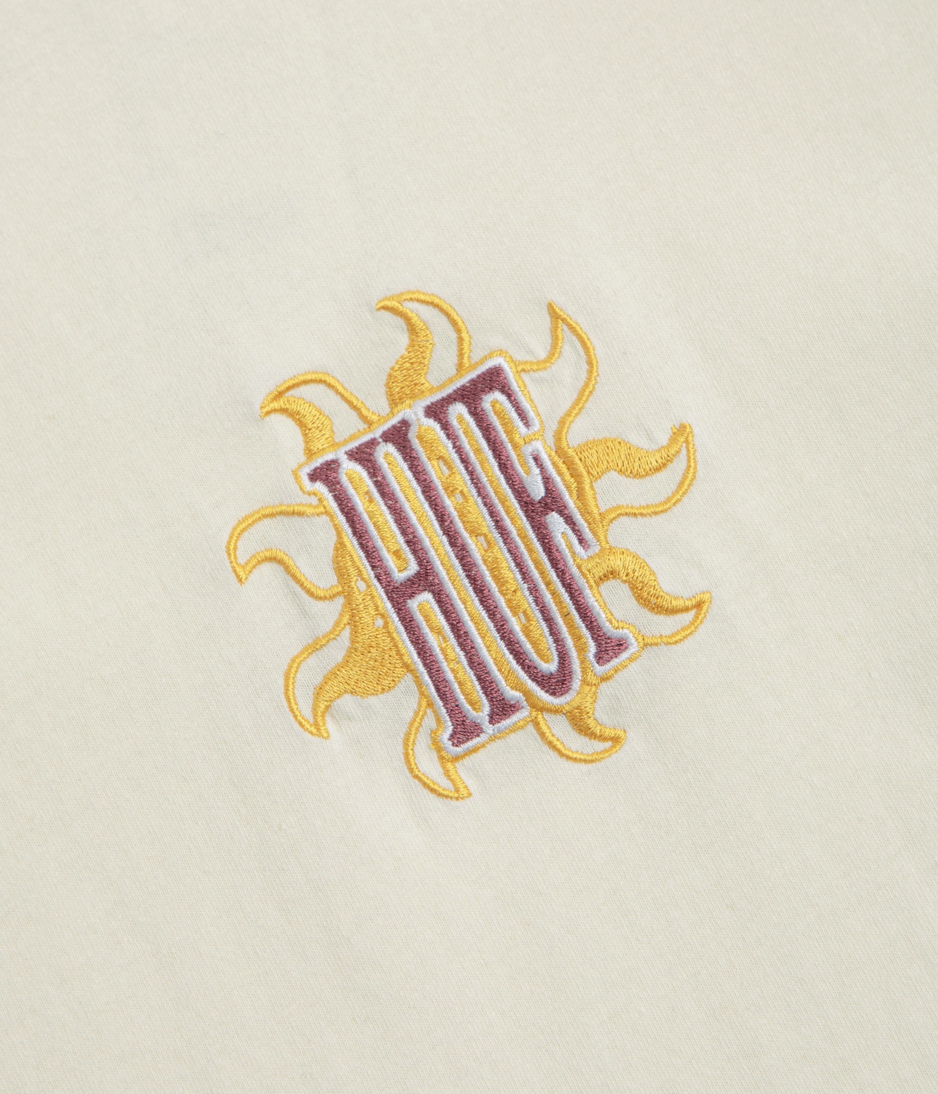 HUF Apollo Washed T-Shirt - Natural plane venue Plus Size