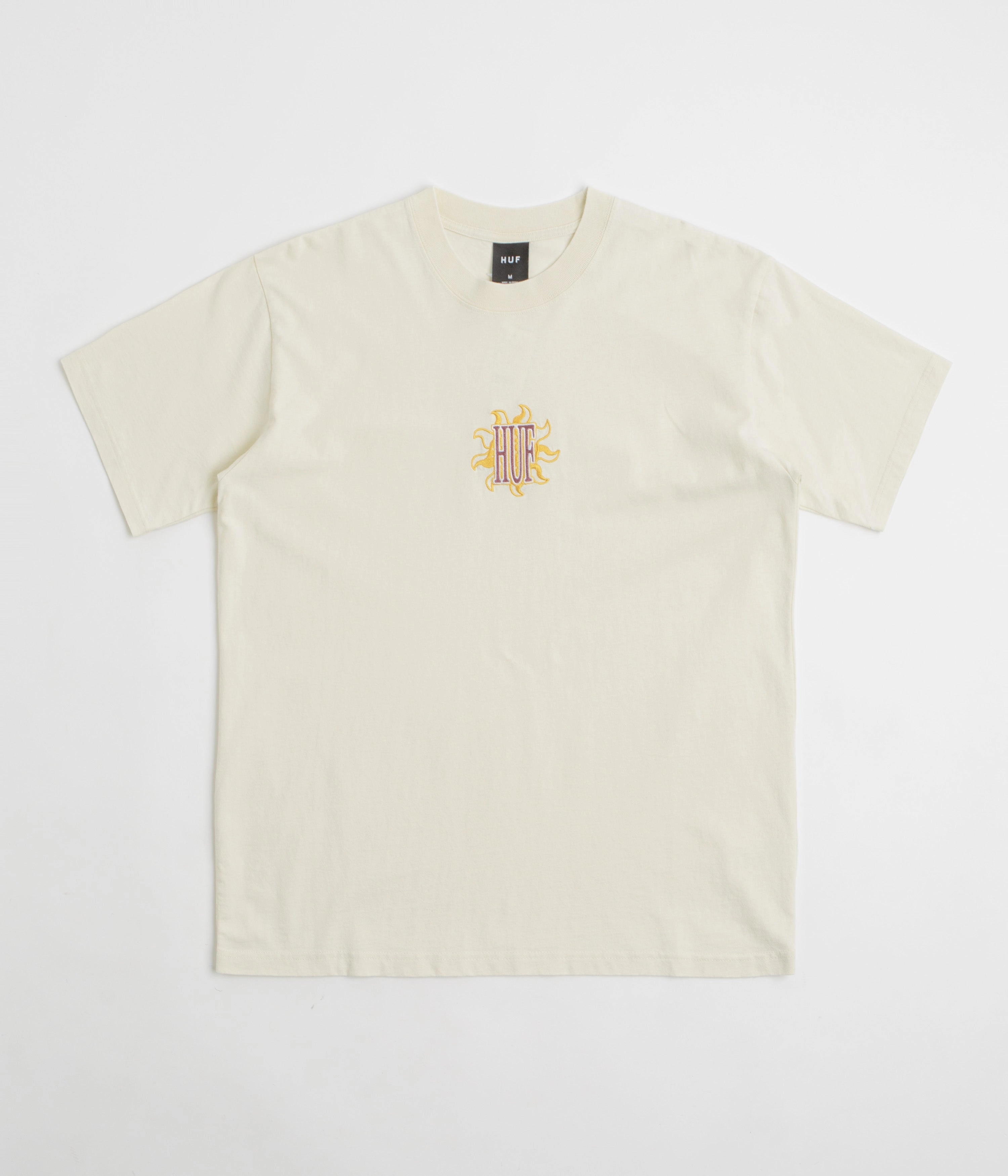smocking Sweat Wicking HUF Apollo Washed T-Shirt - Natural
