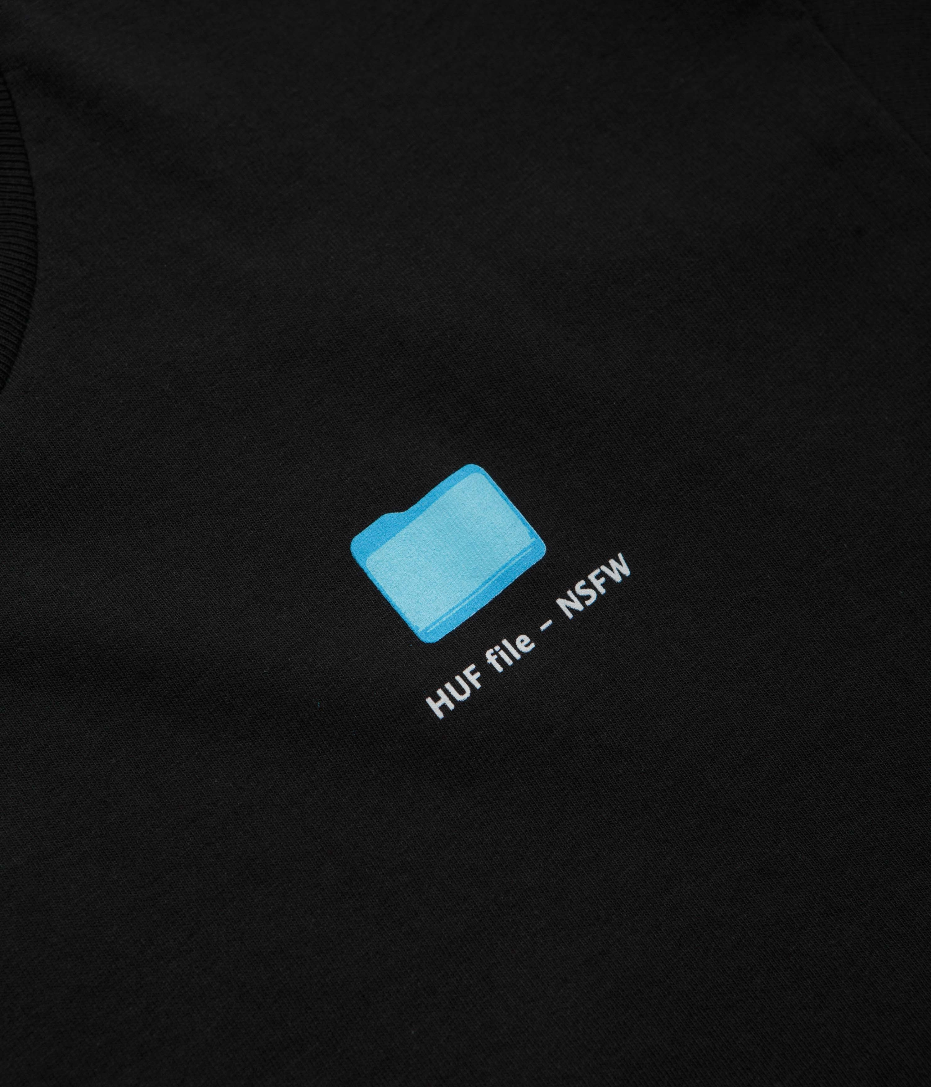 Bright Hue Cold Climate HUF Desktop T-Shirt - Black