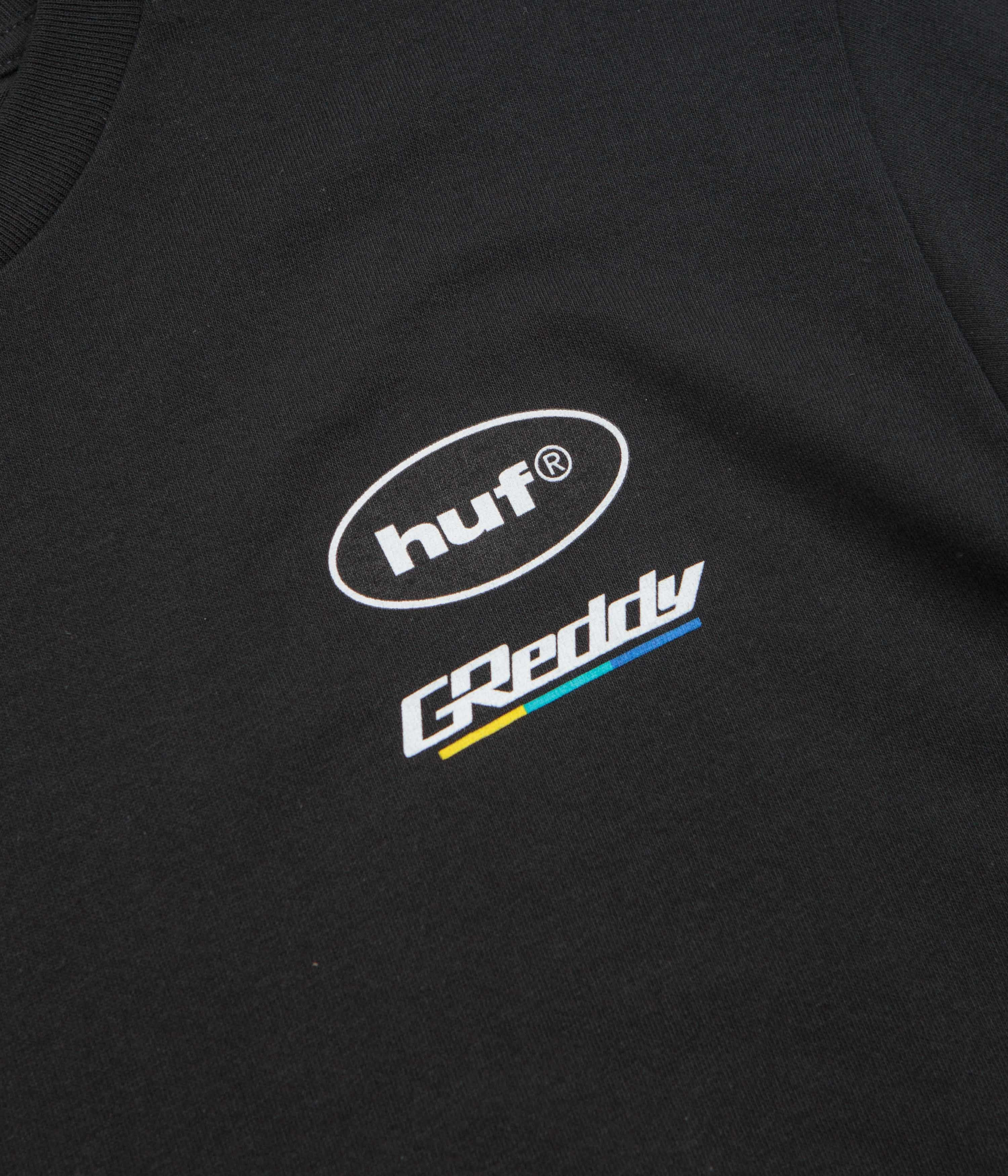 table tennis HUF Greddy Showcase T-Shirt - Black