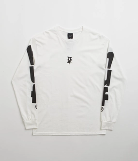 adjustable sleeves HUF Megablast Long Sleeve T-Shirt - White