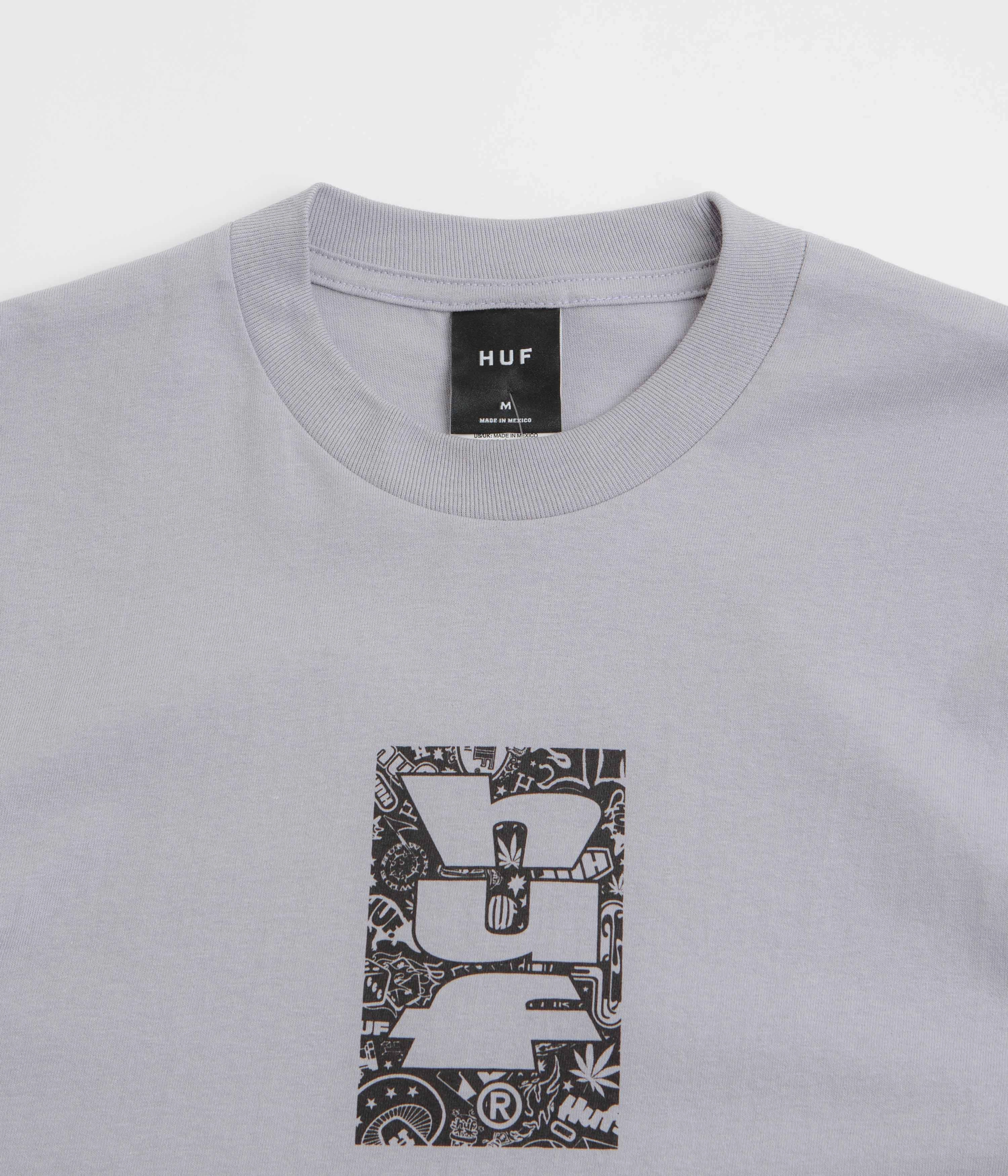 HUF Metablast T-Shirt - Dust Purple simple accessories Base Layer