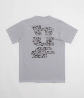 HUF Metablast T-Shirt - Dust Purple Bright Colors Embroidered