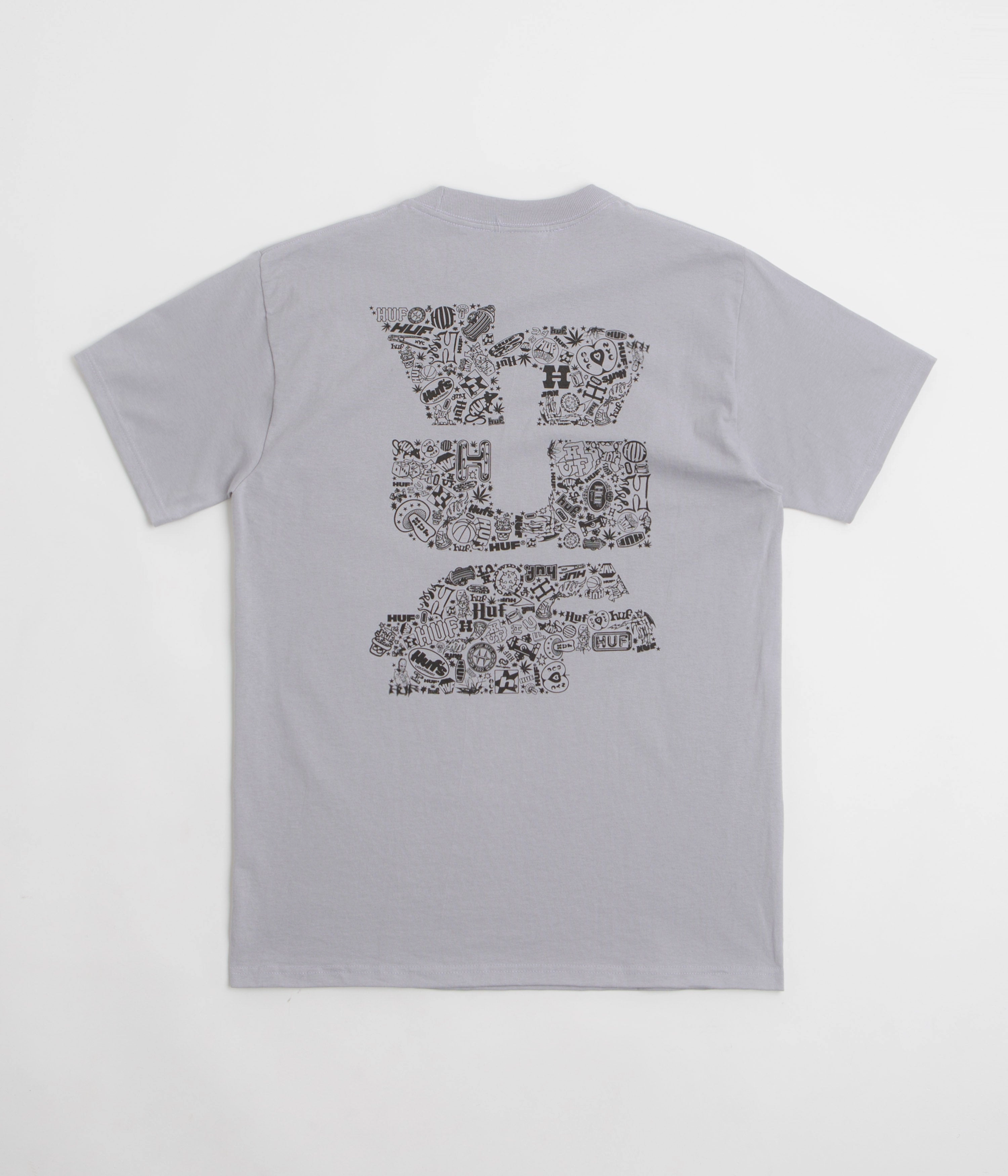 HUF Metablast T-Shirt - Dust Purple Bright Colors Embroidered