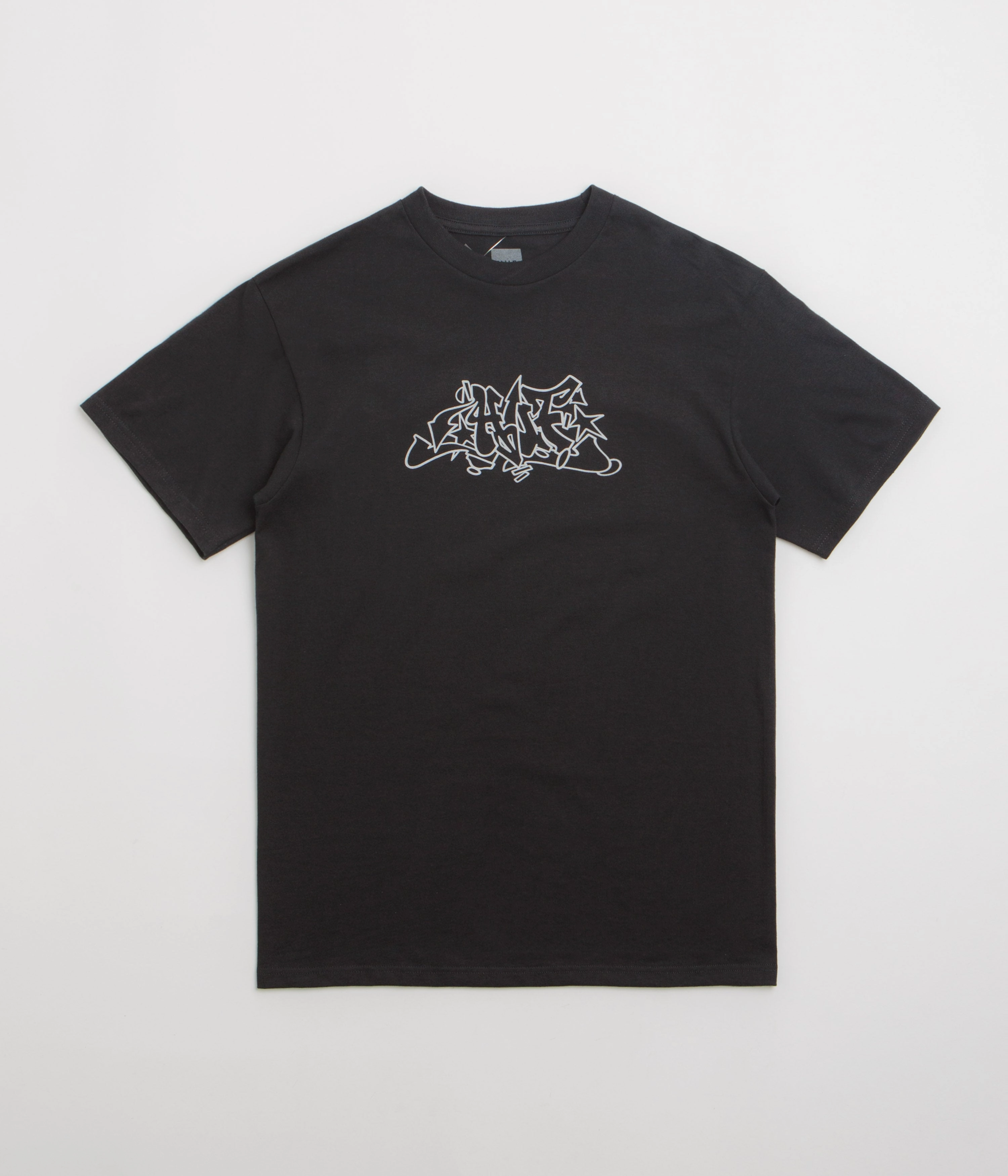 Business-wear Bootcut HUF Outlines T-Shirt - Black