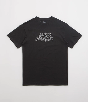 HUF Outlines T-Shirt - Black Retro