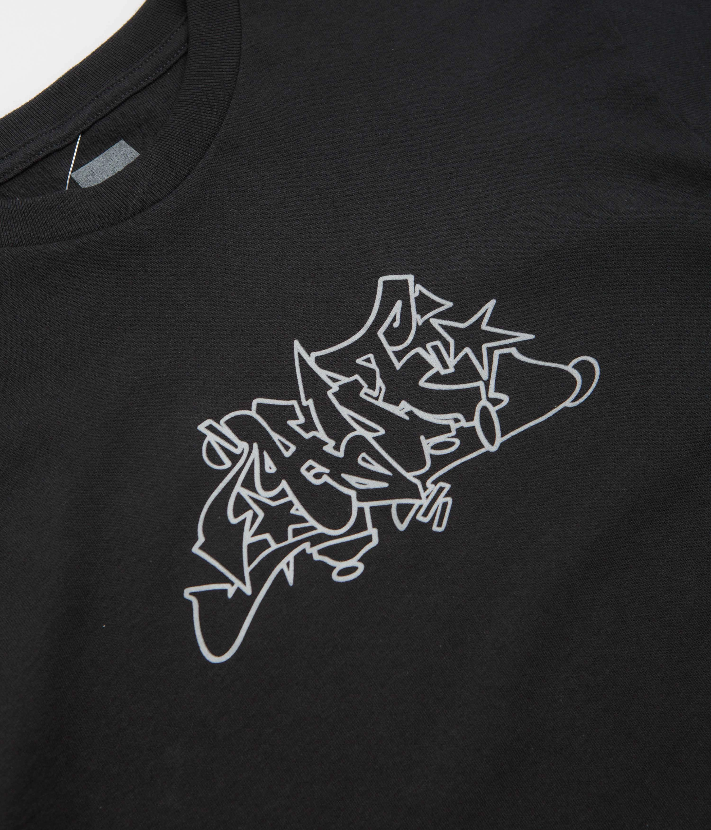 HUF Outlines T-Shirt - Black Lined interior Formal Event