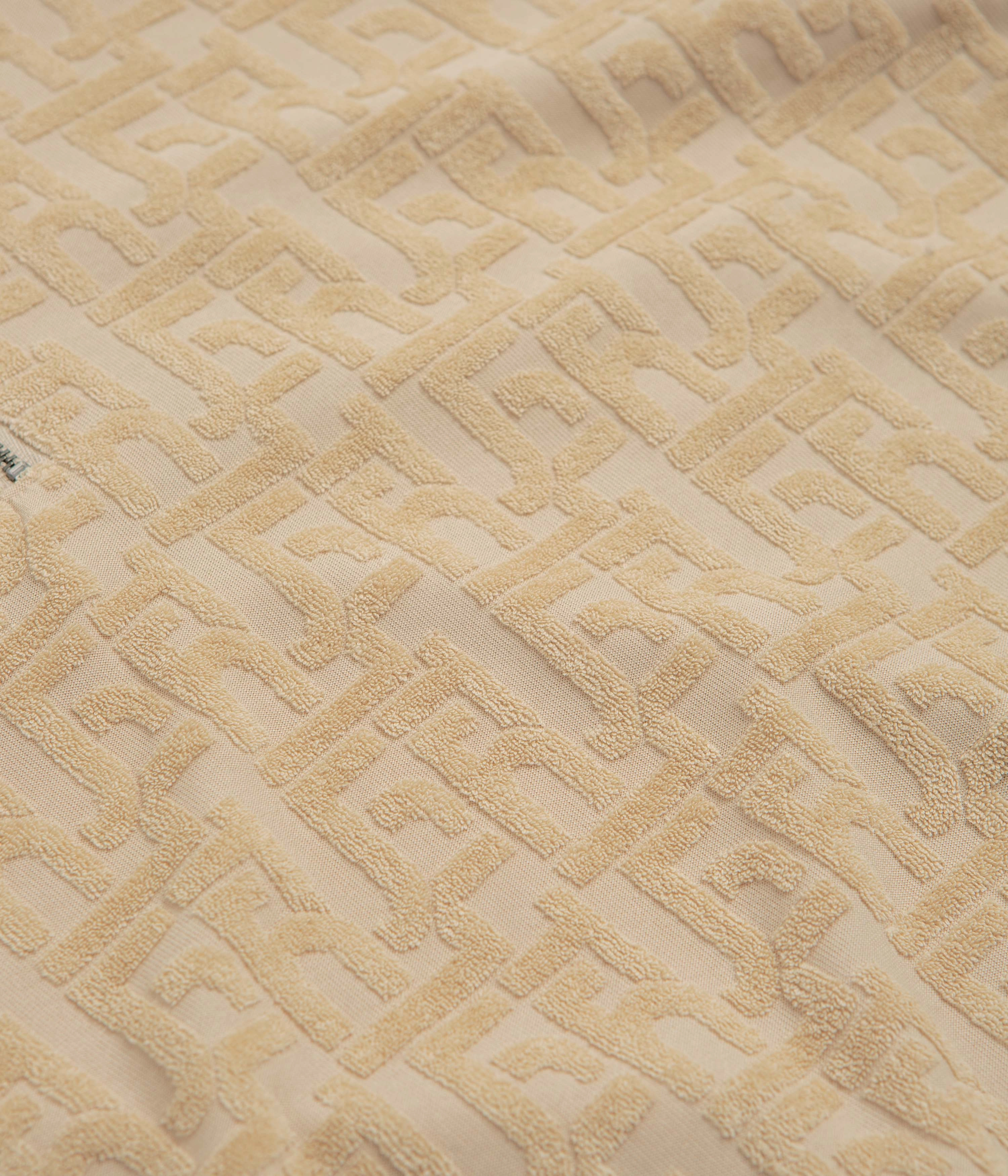 HUF Tether Jacquard 1/4 Zip Polo Shirt - Twill Work-to-Weekend