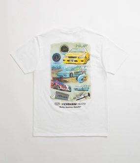 HUF x GReddy Parts T-Shirt - White Checkered