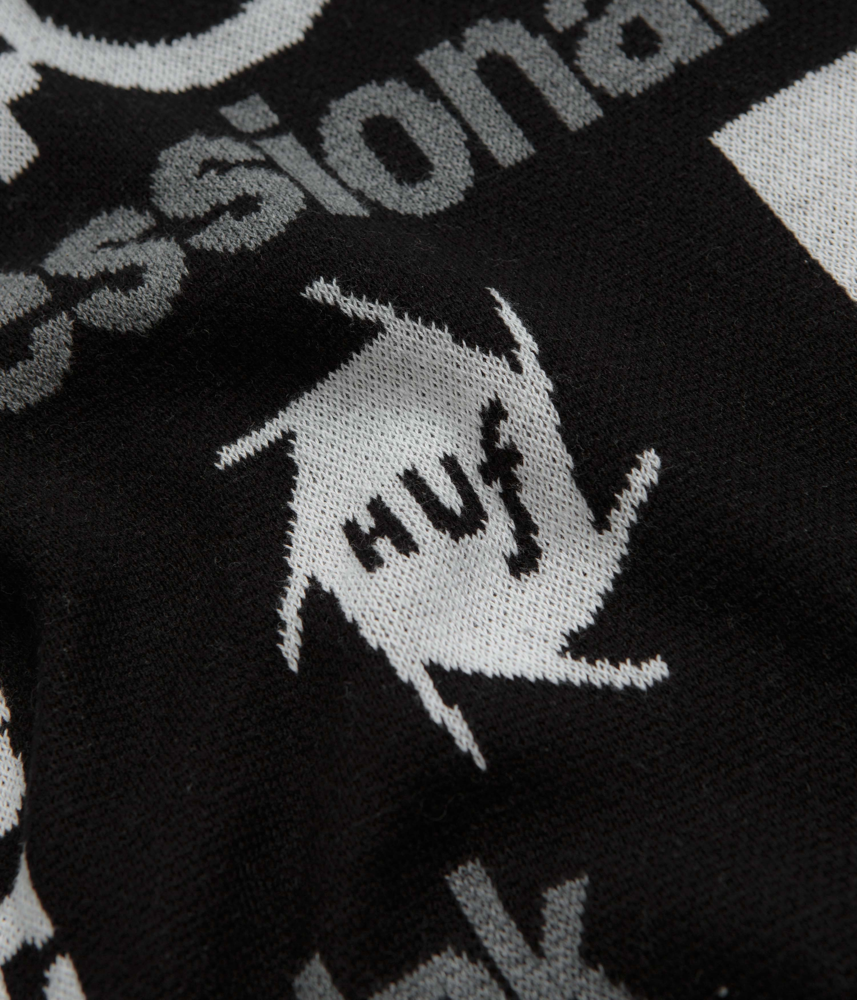 HUF x Kodak Dark Room Jacquard Knit Sweatshirt - Black City Fit product handmade quality