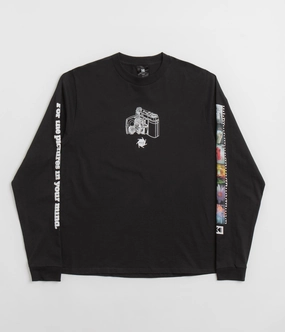 HUF x Kodak Inner Vision Long Sleeve T-Shirt - Black shift silhouette