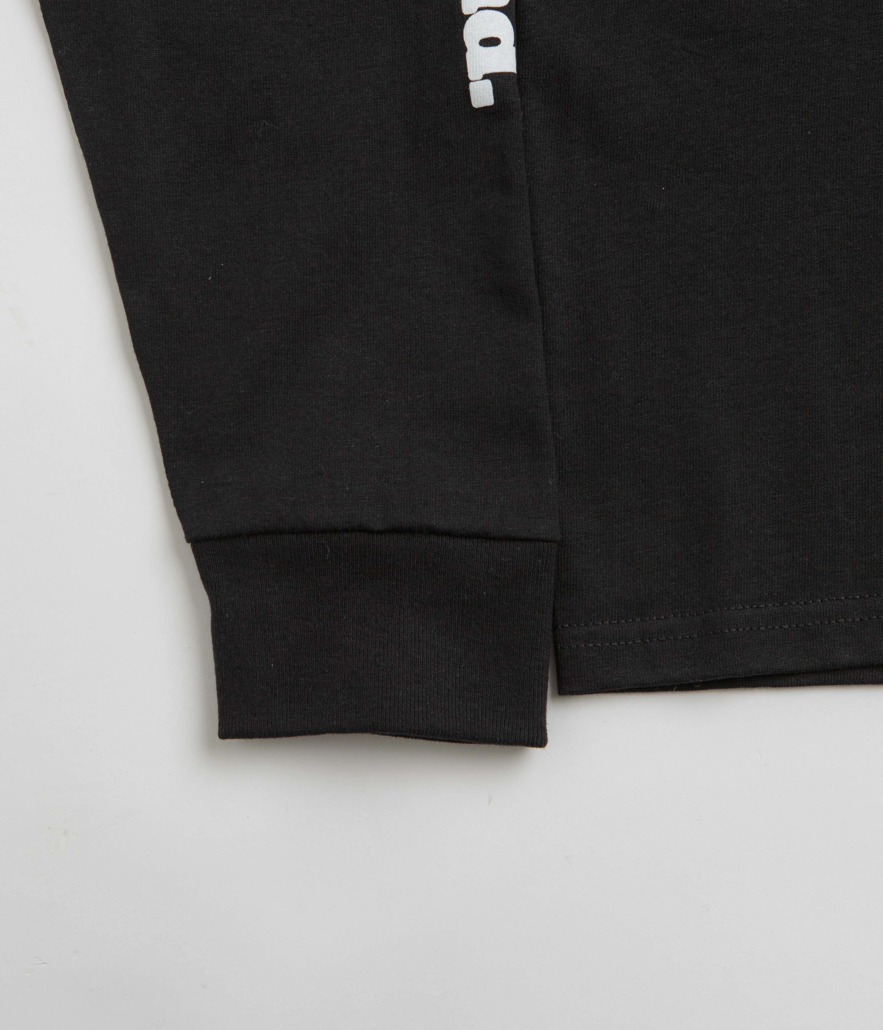 HUF x Kodak Inner Vision Long Sleeve T-Shirt - Black Brushed Cotton Blend fit guide