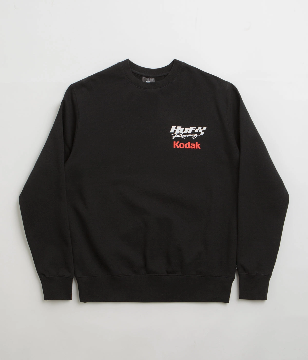 product stock HUF x Kodak Ride The Lightning Crewneck Sweatshirt - Black