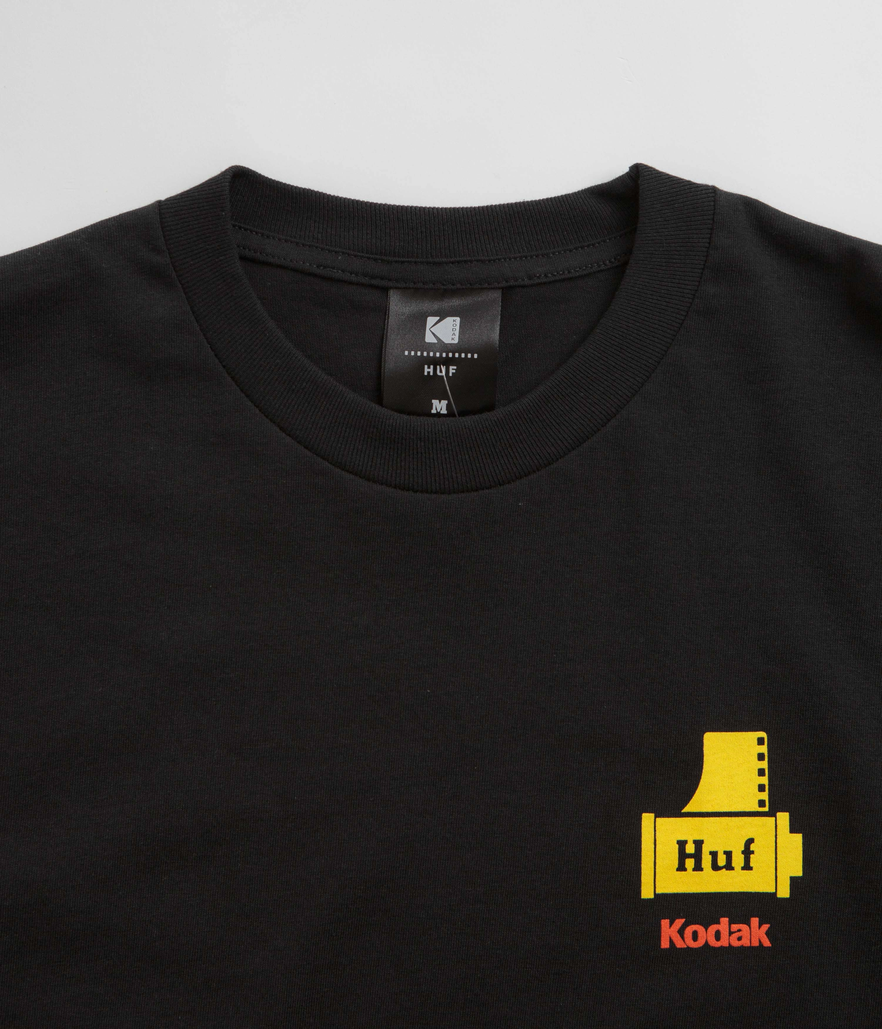 brooch Boat Neck HUF x Kodak Triple Film T-Shirt - Black