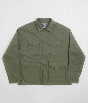 Vans Skate Atiba Haze Military Overshirt - Pine Forest ReversibleStyle