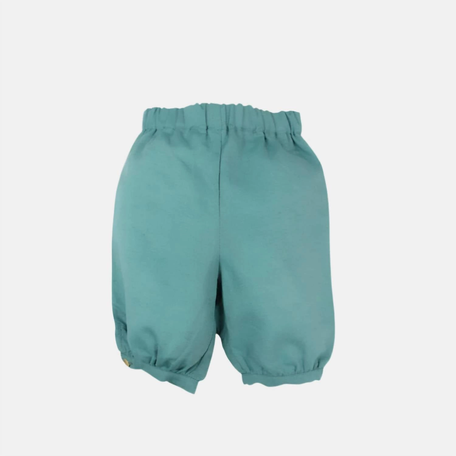 Hypoallergenic lining material Kid's Linen Pants In Mint Stretchable Wear