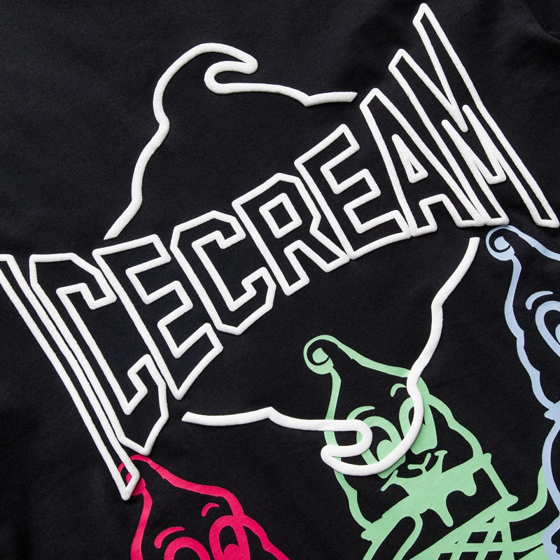 Ice Cream The Gang Knit Tee - Stretch Limo Mid-waisted Cold Climate