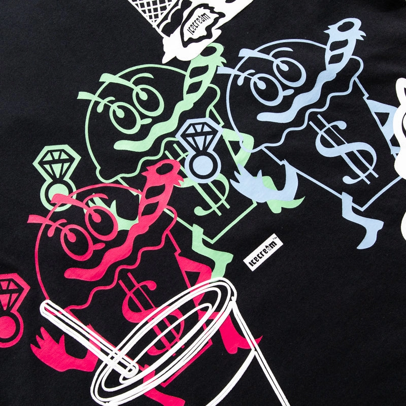 safari event Ice Cream The Gang Knit Tee - Stretch Limo