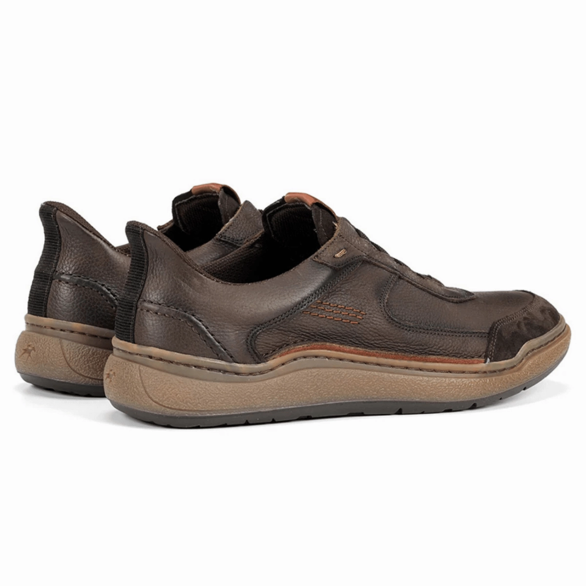 Ortholite insole Fluchos Men's Rocky Guinea Bora Cafe/Dark Brown Leather