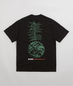 Butter Goods Earth T-Shirt - Black Seamless Side Panels