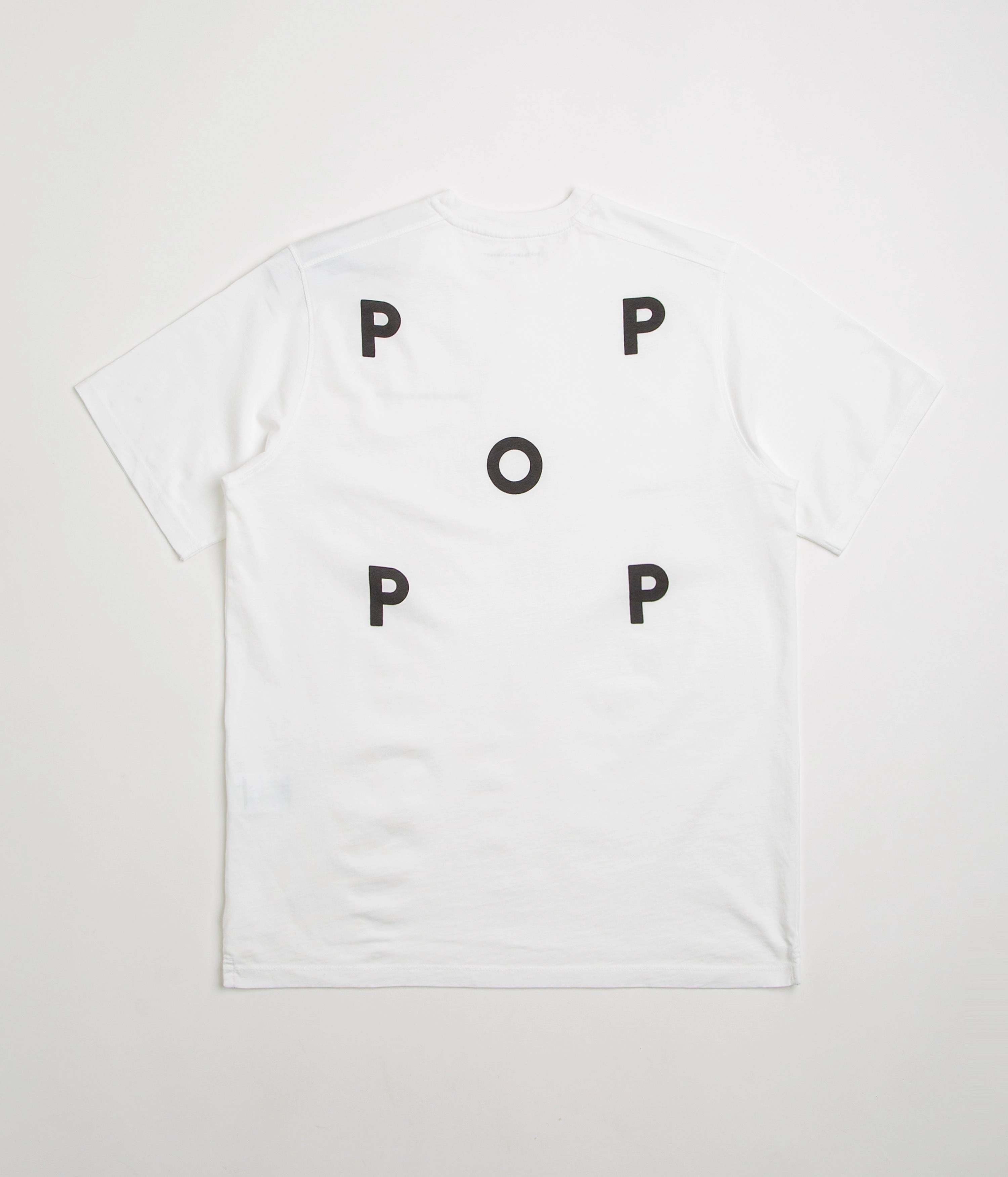 Trendiness Pop Trading Company Logo T-Shirt - White / Black