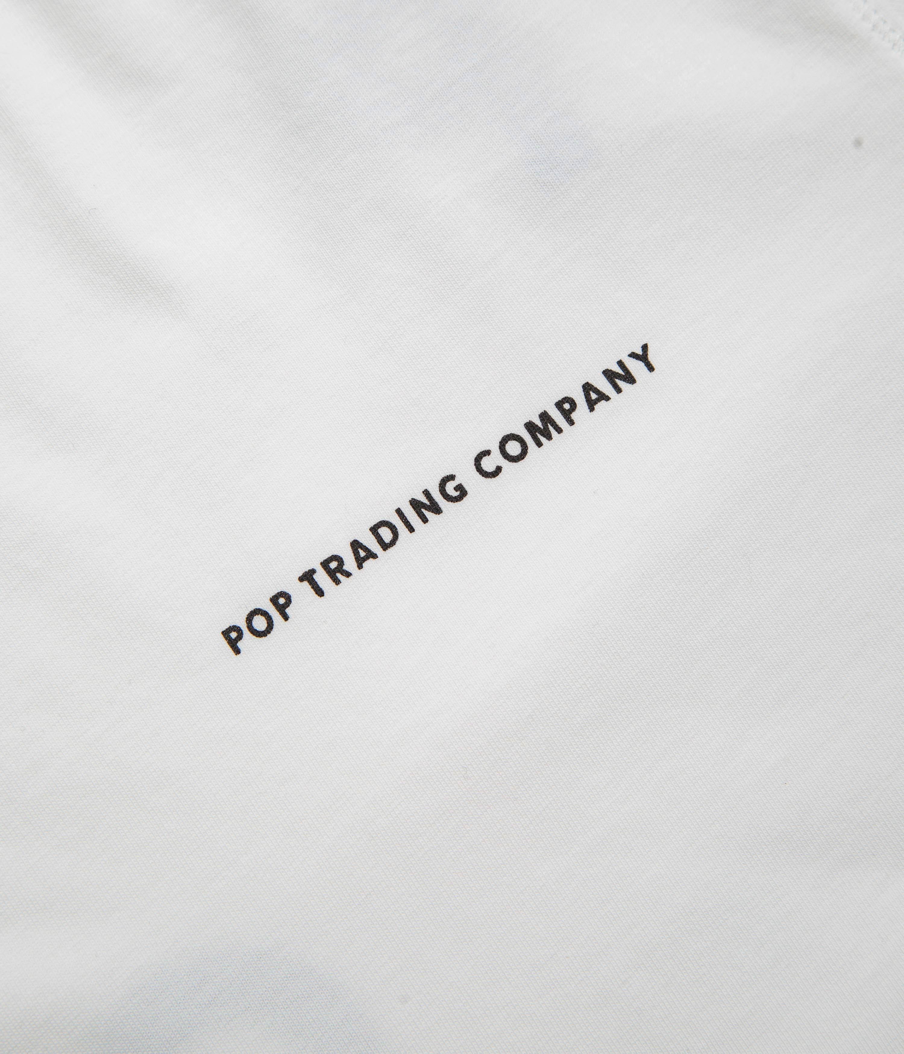hot climate Formal Occasion Pop Trading Company Logo T-Shirt - White / Black