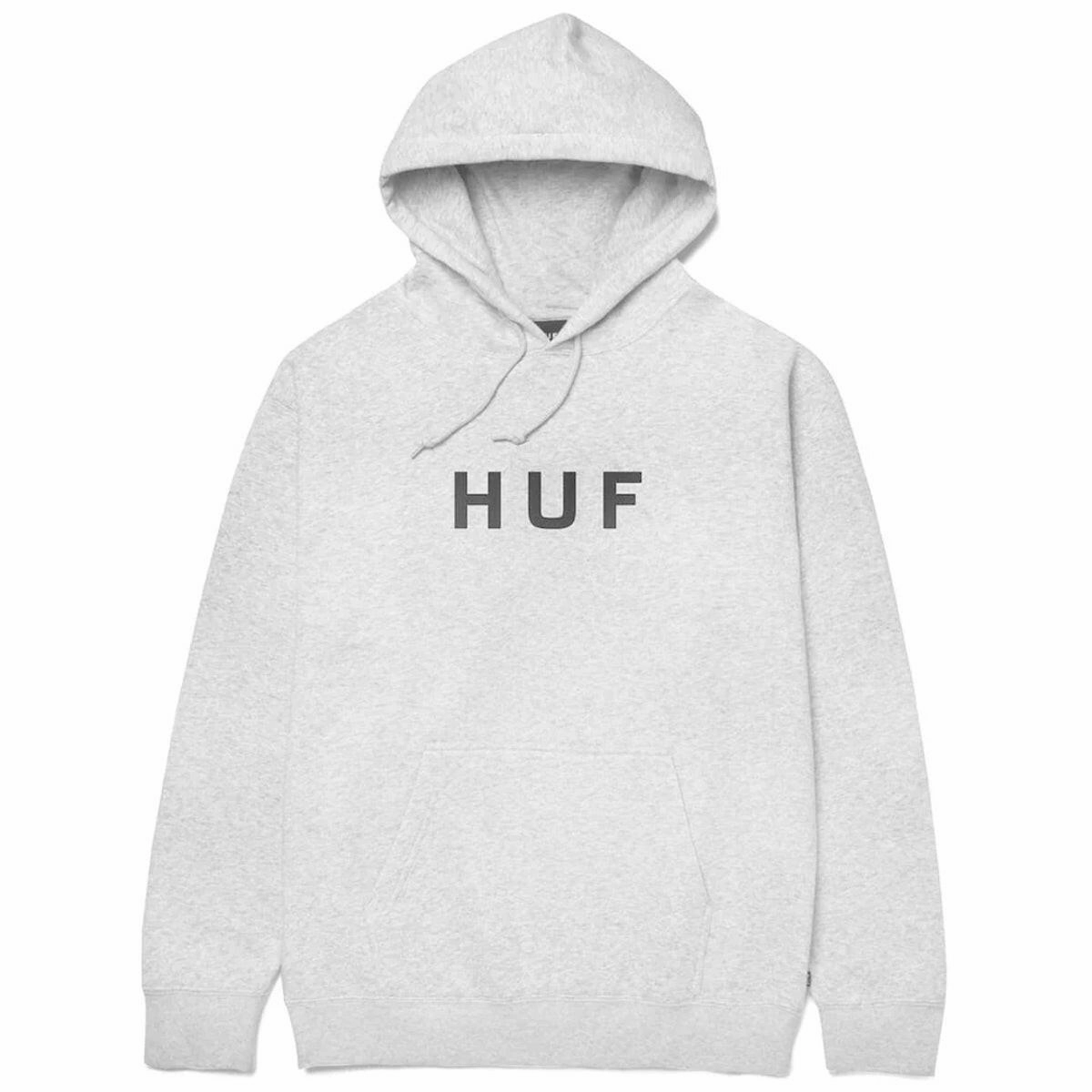 Huf - Essentials OG Logo Hoodie Athletic Heather Soft Layers Casual Ease