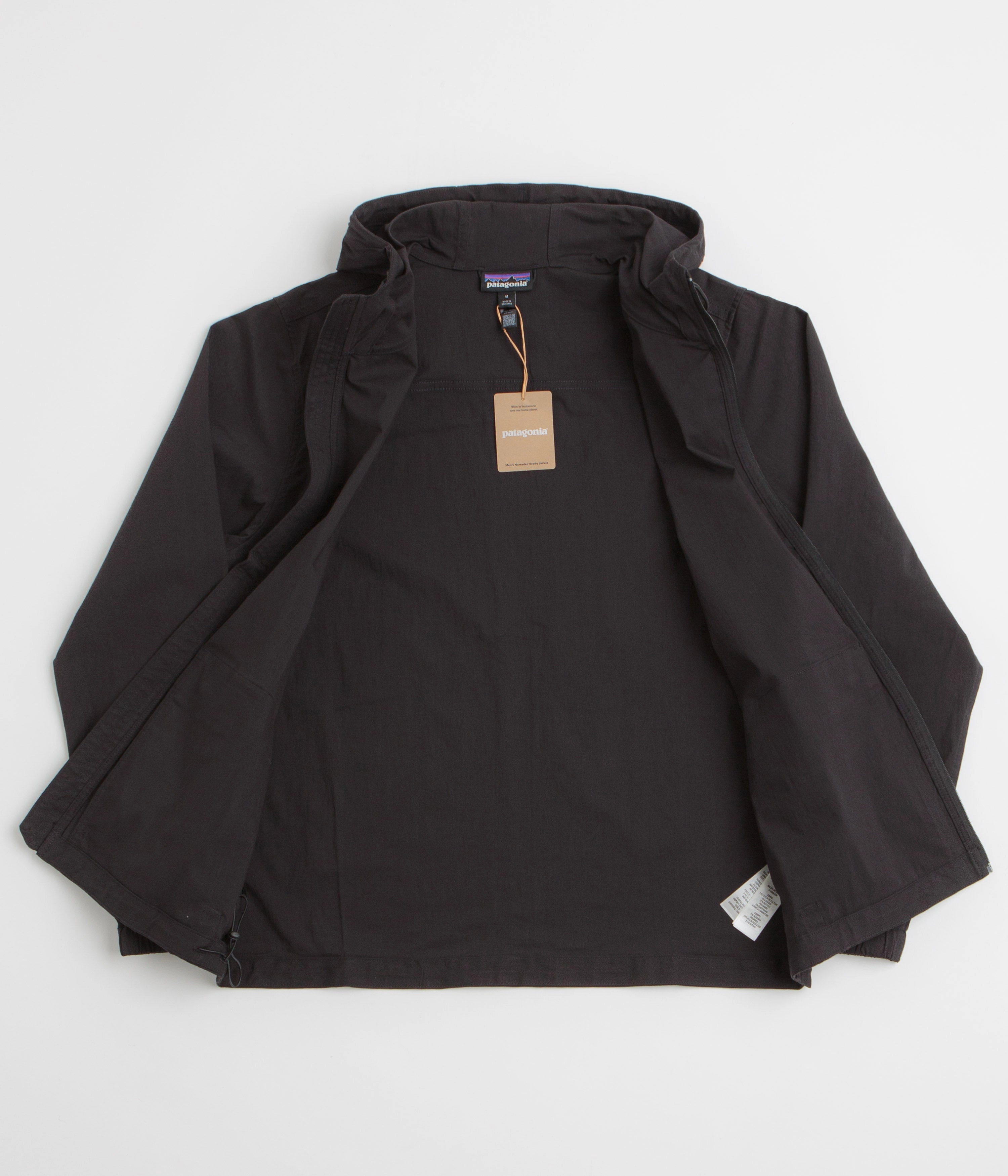 Ergonomic Sleeves Patagonia Nomader Hoodie Jacket - Black